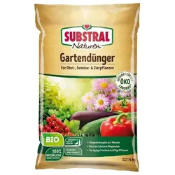 Substral Naturen Bio Gartendünger, für Obst- Gemüse- und Zierpflanzen, plus Magnesium, 4 kg, 83020