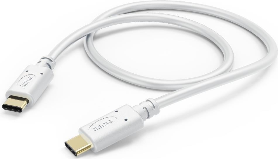 Hama 00125103 USB Kabel 1,5 m USB 2.0 USB C Weiß (00125103)