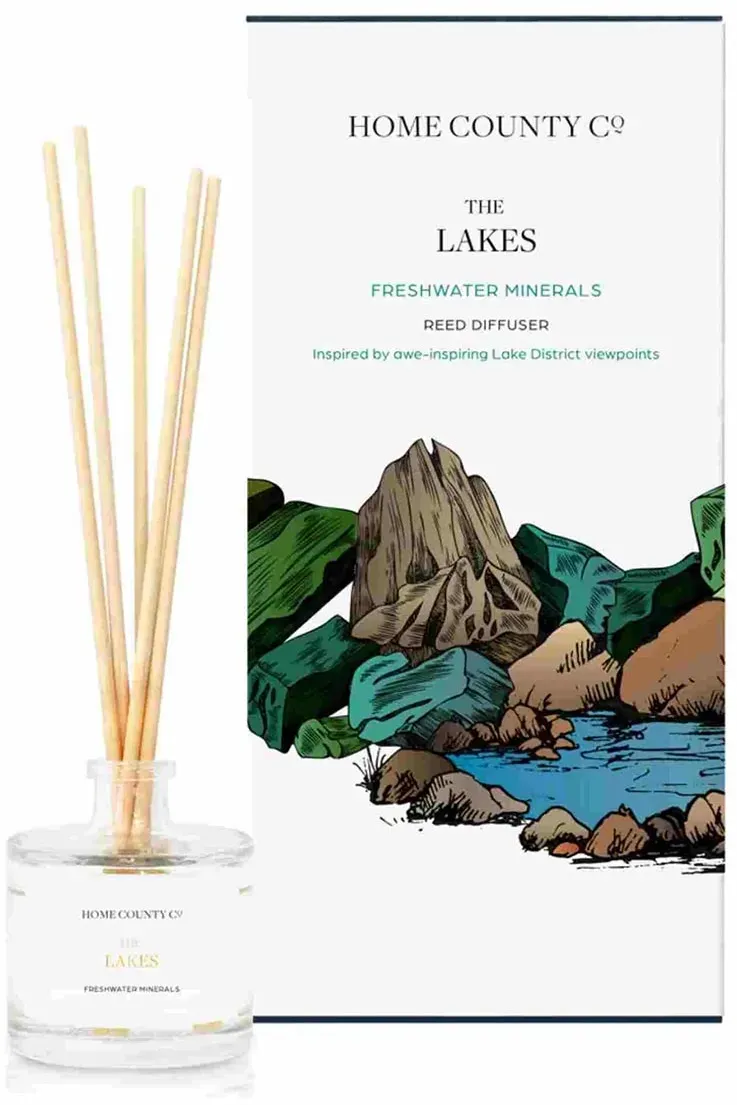 Home County Candle Luxus Raumduft-Diffusor Raumduft verschiedene Duftnoten 100ml