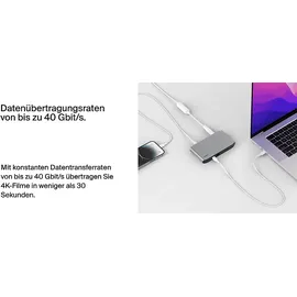 Belkin Connect Thunderbolt 4 Docking Station, Silber