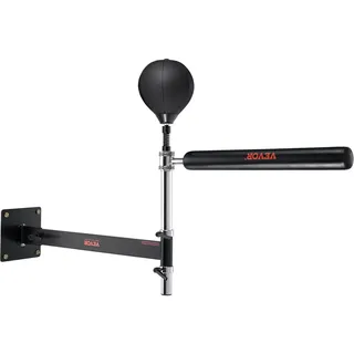 Vevor Box-Spinning-Bar zur Wandmontage, Spinning-Bar mit Punchingball, Verstellbarer Box-Geschwindigkeitstrainer, Reflex-Boxstange mit Handschuhen, Box-Trainingsgerät für Kickboxen, MMA, Fitness