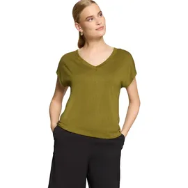 Zero Kurzarm-Shirt mit V-Ausschnitt in fir Green | Gr.: 40