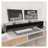 Monitorständer Schwarz 100x24x13 cm Holzwerkstoff