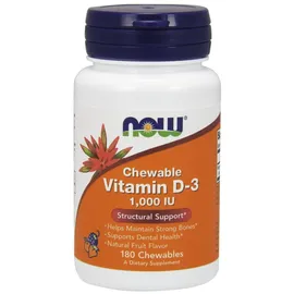 NOW Foods Vitamin D3 Kautabletten 180 St.