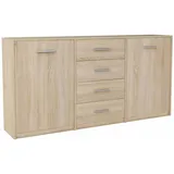matkam Kommode 177 x 75 x 35 cm Braun