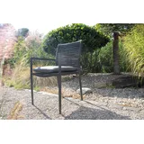 ACAMP Gartensessel-Set 6-tlg. stapelbar New Jersey Metall