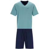 HAJO Pyjama Klima Light Blau 50