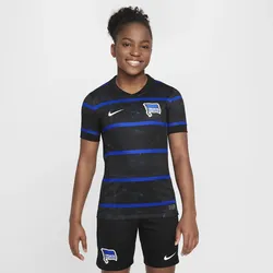 Hertha BSC 2024/25 Stadium Away Nike Replica Fußballtrikot mit Dri-FIT-Technologie für ältere Kinder - Schwarz, S