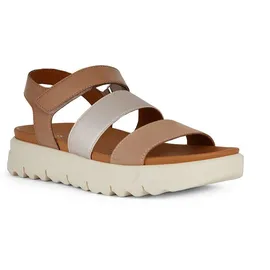 GEOX Damen D XAND 2.1S B Slide Sandal, Nude, 37 EU