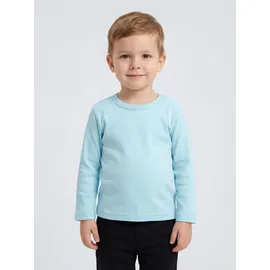 TupTam Baby Jungen Langarmshirt 5er Set, Farbe: Blau_Weiß_Beige, Größe: 50 - 50
