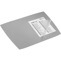 Durable Schreibunterlage ARTWORK 590x470 mm, Schreibtischunterlage mit transparenter Abdeckung PP, grau, 722110