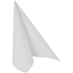 500 Servietten weiss `ROYAL Collection` 1/4-Falz 40 x 40 cm Stoffoptik