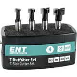 ENT European Norm Tools ENT Fräserkassette HW 4-teilig in Kunststoffbox