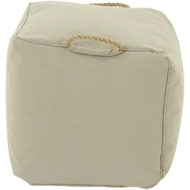 Siena Garden Sitzhocker Integral Polyester 46 x 48 x 46 cm Beige