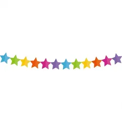 Papier Girlande Sterne