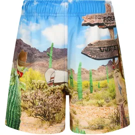 ZigZag Badeshorts Tino beige/blau 116