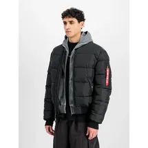 Alpha Industries MA-1 Logo Puffer schwarz 3XL