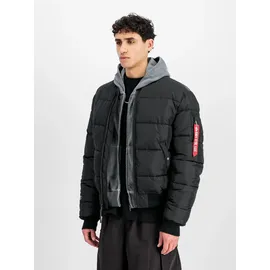 Alpha Industries MA-1 Logo Puffer schwarz 3XL