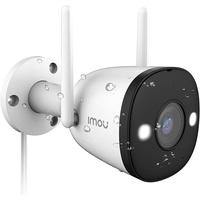 Imou Bullet 2E 4MP Überwachungskamera Aussen & Innen WLAN 4 Modelle, WLAN IP Kamera Outdoor Wi-Fi 2.4Ghz Farbnachtsicht IP67 Wetterfest Personenerkennung unterstützt Alexa & Google Assistant