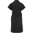Cartoon Wickelkleid Schwarz 38