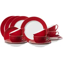 Ritzenhoff & Breker Doppio Kaffeeservice 18er Set rot