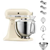 KitchenAid 4,8 L 5KSM185 Artisan Küchenmaschine Pastalover 3er Nudelwalzenset