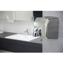 Händetrockner Serie E Infrarotsensor Edelstahl gebürstet