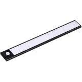 Wiederaufladbare Led-schrankleuchte, 2 W, Pir-sensor, Schwarz, 40 Cm, Naturweiß, Ip20 - V-tac