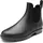 DREAM PAIRS Gummistiefel Herren Halbhoch Chelsea Boots Arbeitsschuhe wasserdichte Stiefel,Size 44,Schwarz,SDRB2401M-E - Schwarz - 44
