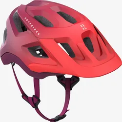 Fahrradhelm MTB EXPL 500 lila pflaumenfarbenes Lila|wassermelonenrosa S