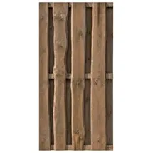 Delta Bohlenzaun 90 x 180 cm Braun/Holz