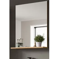 Inn.furn Bad Spiegel Shawn in Eiche Wandspiegel mit Ablage