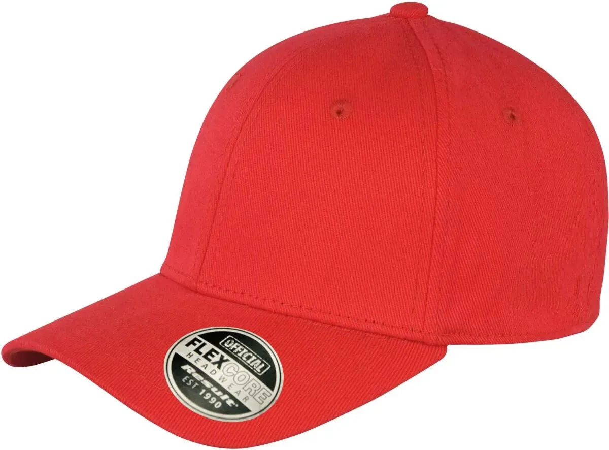 Result Headwear Unisex 6-Panel Flex Kappe Klassische Cap RC085X red L/XL
