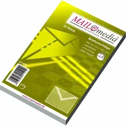 Briefumschläge C6 gummiert weiß VE=40x25 Stück