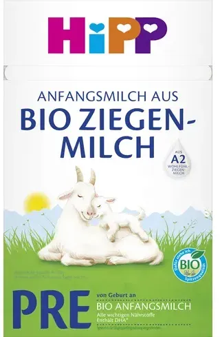 HiPP Milchnahrung aus Bio Ziegenmilch Pre Anfangsmilch aus Bio Ziegenmilch