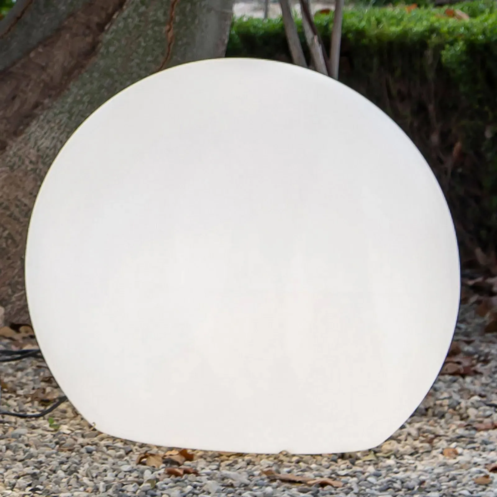 Newgarden Buly Bodenleuchte Kugel, Ø 80 cm, weiß / opal, Kunststoff, Modern - 78 cm - 78 cm - 69 cm