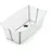 Stokke Flexi Bath® White Grey mit hitzeempfindlichem Stöpsel, Weiß