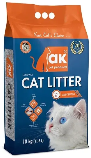 Kompaktes Klumpstreu Katzenstreu geruchsneutral 10 kg