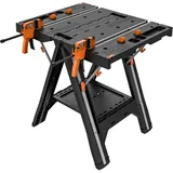 Worx Arbeitstisch Kunststoff 78 x 63 cm schwarz klappbar
