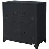 ML-Design Aktenschrank 75 x 40 x 80,5 cm anthrazit