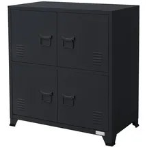 ML-Design Aktenschrank 75 x 40 x 80,5 cm anthrazit