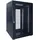 DSIT 18HE 19” Serverschrank mit perforierter Fronttür (BxTxH) 600 x 600 x 1000mm - Schwarz - Traglast 800 kg