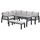 Garden Impressions Vasano Loungeset 4-tlg. carbon black/sand