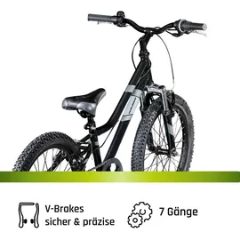 Galano GA20 20" RH 26 cm schwarz/grau 7-Gang V-Brakes
