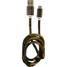 LC-POWER USB-A auf Micro-USB 1 m Grün