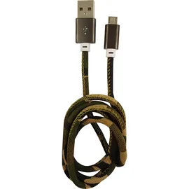 LC-POWER USB-A auf Micro-USB 1 m Grün