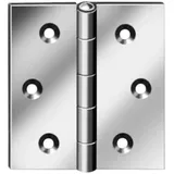 Vormann Tür-Scharnier kantig B80xH80mm,gerollt verzinkt