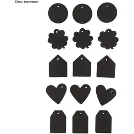 Rayher Silikon Gießform Mini-Anhänger 14,5 x 26 x 1 cm 15 Formen