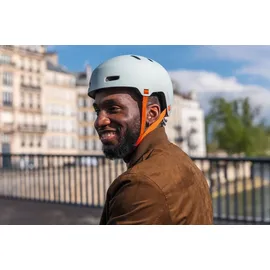 ABUS Fahrradhelm XOXO Cityhelm im Skater-Look Helm für Skateboard, Fahrrad, Scooter Größe M, Grün/Türkis/Mint