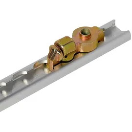 Preiswert & Gut 5x Schraubfitting für Airline-Schiene SWL 1000daN Endbeschlag Innen Zurrschiene 3/8 Schraubgewinde Airlineschiene BS 2000daN Stahl je 152g als Zurröse